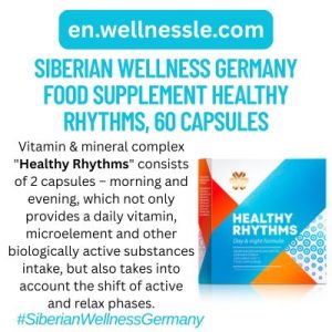 Food Supplement Healthy Rhythms, 60 capsules