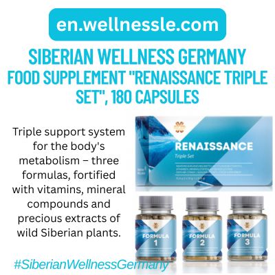 Food Supplement "Renaissance Triple Set", 180 capsules