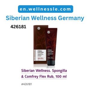 Siberian Wellness. Spongilla & Comfrey Flex Rub, 100 ml