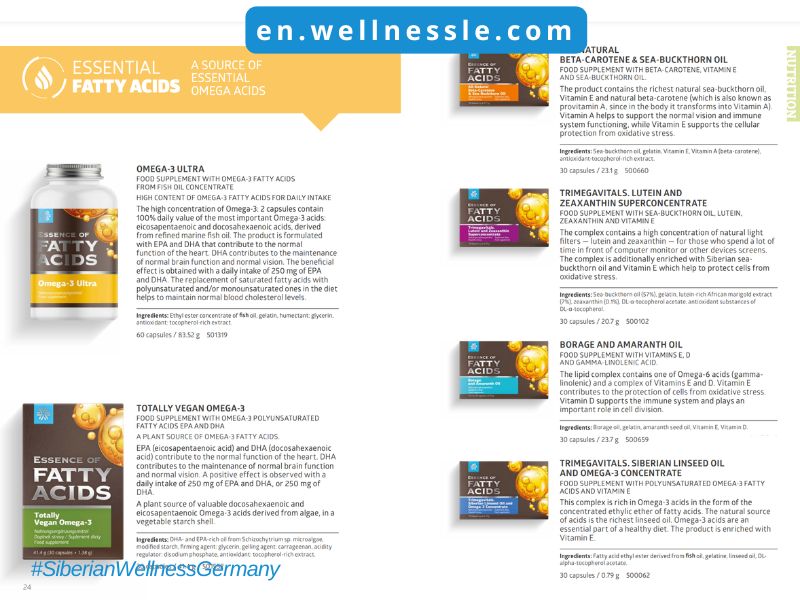 Siberian Wellness Germany Food Supplement