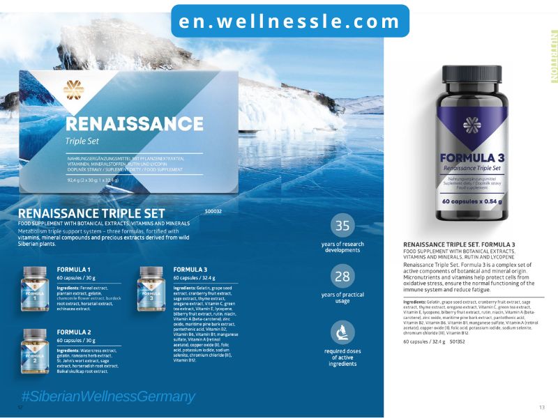 Siberian Wellness Germany Food Supplement